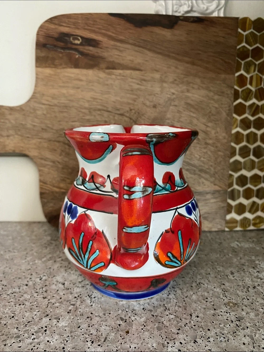 LIKE NEW Hand Painted Sicilian “Allegria” Ceramic Pitcher